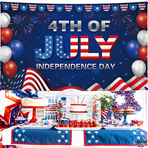 XtraLarge, 4th of July Banner - 72x44 Inch | 4th of July Backdrop, 4th Of July Decorations | Independence Day Banner, Independence Day Decorations | Fourth Of July Decorations, Patriotic Decorations