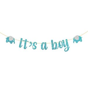 It's a Boy Banner, Baby Shower Party Garland Decorations For Baby Boys, Babies First Communion Party Decors Supplies, Pregnant AF | Baby 1st/2nd Birthday Party Photo Props
