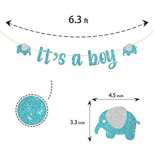 It's a Boy Banner, Baby Shower Party Garland Decorations For Baby Boys, Babies First Communion Party Decors Supplies, Pregnant AF | Baby 1st/2nd Birthday Party Photo Props