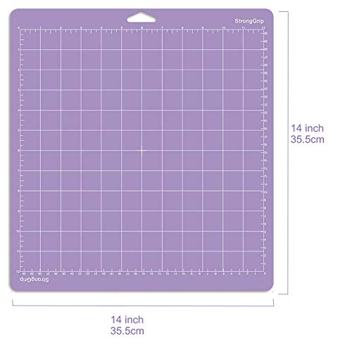 4pcs Replacement Cutting Mat for Cricut Maker/Explore Air 2/ Air/One 12x12 Inch Cutting Mat StandardGrip LightGrip StrongGrip FabricGrip Adhesive&Sticky Non-Slip Flexible Square Gridded Cut Mats