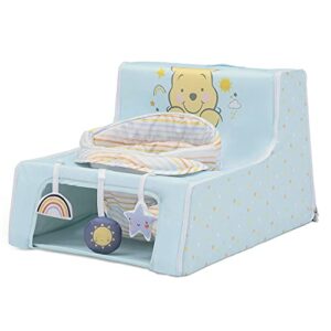 Disney Winnie The Pooh Sit N Play Portable Activity Seat for Babies by Delta Children – Floor Seat for Infants