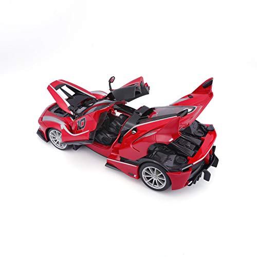 Bburago B18-16010 Ferrari FXX-K Diecast Model Kit, Red, 1:18 Scale