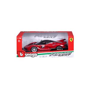 Bburago B18-16010 Ferrari FXX-K Diecast Model Kit, Red, 1:18 Scale