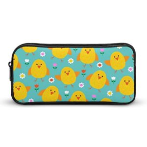 easter chick pencil case makeup bag big capacity pouch organizer for office college