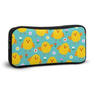 Easter Chick Pencil Case Makeup Bag Big Capacity Pouch Organizer for Office College