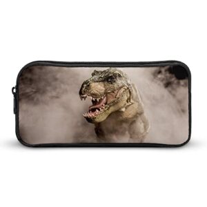 t-rex in the fog pencil case makeup bag big capacity pouch organizer for office college
