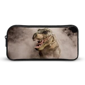 T-rex in The Fog Pencil Case Makeup Bag Big Capacity Pouch Organizer for Office College