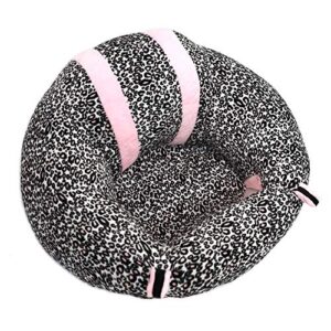 anppex baby support seat, cute baby sofa chair for sitting up, comfy plush infant seats with stuffing inside for 3-12 months baby