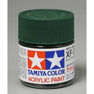 tamiya america, inc acrylic xf26 flat, deep green, tam81326