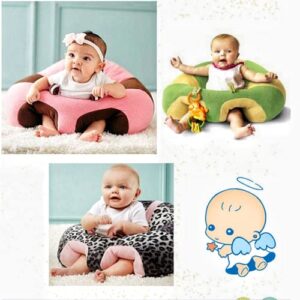 Baby Support Seat, 17inch Baby Support Seat Sofa Plush Soft Animal Shaped Baby Learning to Sit Chairfor Baby 3-36 moo