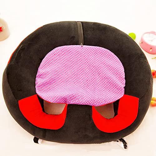 Baby Support Seat, 17inch Baby Support Seat Sofa Plush Soft Animal Shaped Baby Learning to Sit Chairfor Baby 3-36 moo