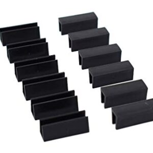 Lucas Toys Train Track Clips for Lionel O-Gauge FasTrack Tracks, Pack of 12 (Tracks NOT Included)