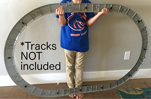 Lucas Toys Train Track Clips for Lionel O-Gauge FasTrack Tracks, Pack of 12 (Tracks NOT Included)