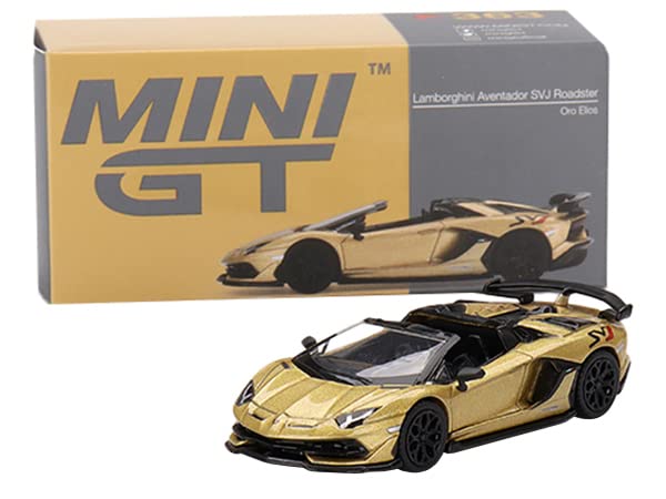 Truescale Miniatures Lambo SVJ Roadster Oro Elios Gold Metallic Limited Edition to 6000 Pieces Worldwide 1/64 Diecast Model Car by True Scale Miniatures MGT00363