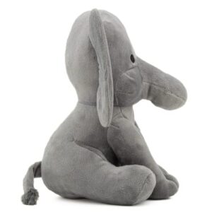 KINREX Elephant Stuffed Animals – Stuff Animal Plush Toy for Babies Girls Boys, Elephants Plushie Teddy Bear Toys for Birth Stats Baby Shower Infant Newborn Boy & Girl, Gray Measures 9 Inches