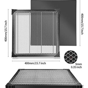 Honeycomb Working Table, The Accessories for Laser Cutter, for Fast Heat Dissipation and Desktop-Protecting, Compatible with All Laser Cutter, 15.7"x 15.7"x 0.86"