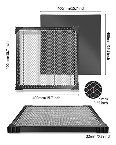 Honeycomb Working Table, The Accessories for Laser Cutter, for Fast Heat Dissipation and Desktop-Protecting, Compatible with All Laser Cutter, 15.7"x 15.7"x 0.86"