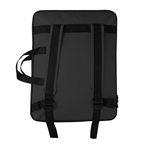 Waterproof Art & Craft Portfolio Storage Bag with Handle Artist Travel Art Carrying Bag Adjustable Shoulder Bag Tote Case Box Messenger Bag Painting Tool Cargo Carry Case
