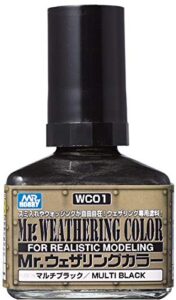 gsi creos wc01 multi black, gsi, mr. weathering color paint