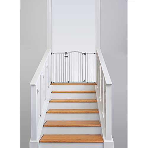 Summer Infant Extra Tall & Extra Wide Safety Gate, 29.5 - 53 Inch Wide & 38" Tall, for Doorways & Stairways, with Auto-Close & Hold-Open, Grey