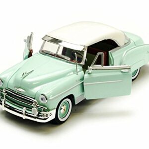 1950 Chevy Bel Air, Green - Motormax Premium American 73268 - 1/24 Scale Diecast Model Car