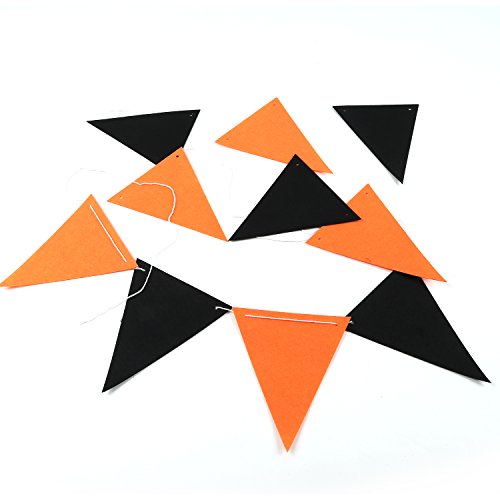 Halloween Pennants Banners, JmYo Durable and Reusable with 20pcs Pennants Flags Party Decoration, 20ft