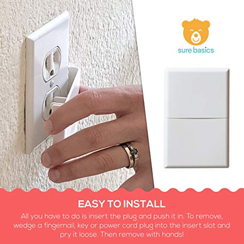 Electrical Outlet Covers Baby Proofing - Bigger Size Prevents Choking Hazard, 12