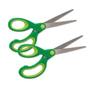 lefty’s youth sized true left-handed scissors with pointed tips, pack of 2