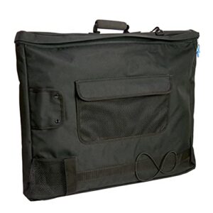 Florence 20"x26" Convertable Art Bag With Backpack Straps, T-Square Sleeve, Brush Holder, Tube Holder and Foam Handle