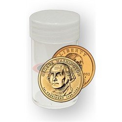 BCW Small Dollar Coin Tubes - 25 ct