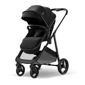 mompush wiz 2-in-1 baby stroller with bassinet mode – foldable infant stroller to explore more as a family – toddler stroller with reversible stroller seat – travel system compatible