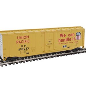 Walthers Trainline HO Scale Model 50' Plug-Door Boxcar with Metal Wheels Union Pacific