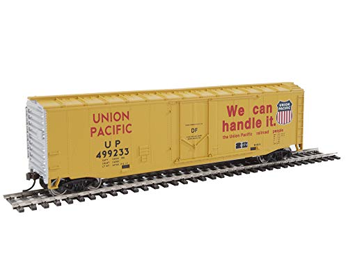 Walthers Trainline HO Scale Model 50' Plug-Door Boxcar with Metal Wheels Union Pacific