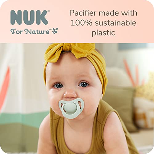 NUK for Nature™ Orthodontic Pacifier, 0-6m, 4-Pack, Neutral