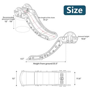 Couch Slide for Kids can be Used with beds, Stairs, Bedside Tables, and Stairs. Suitable for Toddlers, Boys and Girls. The Maximum Load-Bearing Capacity is 220LBS. Easy to Install