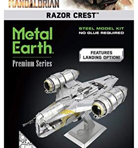 Metal Earth Premium Series Star Wars The Mandalorian Razor Crest 3D Metal Model Kit Fascinations