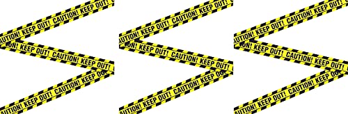 Decorative 20ft Halloween Caution Tape (Pack of 3)