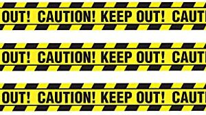 Decorative 20ft Halloween Caution Tape (Pack of 3)