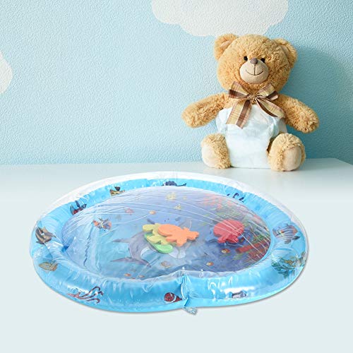 plplaaoo Inflatable Baby Ice Pad Prone Pat Water Cushion Marine Life Mat, Water Mat Infants, Tummy Time Water Mat, Newborn Girl and Boy Early Activity Center