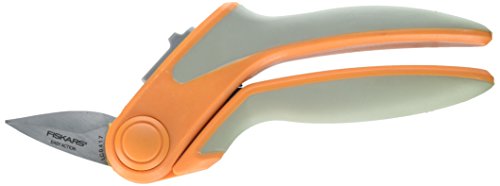 Fiskars Easy Action Rag Quilt Snips, 8", Gray Orange