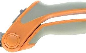 Fiskars Easy Action Rag Quilt Snips, 8", Gray Orange