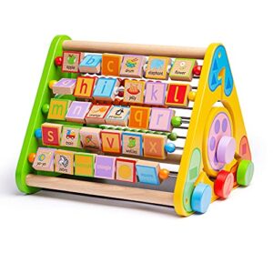 bigjigs toys early learning triangular activity centre