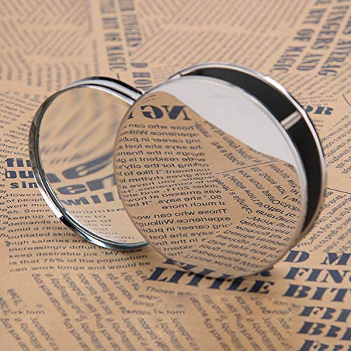 Mini Magnifying Glass 20X Folding Pocket Magnifier with Metal Protective Case Foldable Reading Magnifying Glass Portable Pocket Magnifying Glass for Reading, Inspection, Jewelry, Coins, Hobby, Travel