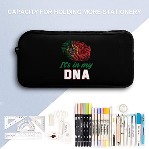 Portugal It's in My DNA Pencil Case Pencil Pouch Coin Pouch Cosmetic Bag Office Stationery Organizer