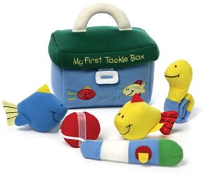 gund baby my first tackle box stuffed plush playset, 5 pieces