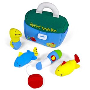 GUND Baby My First Tackle Box Stuffed Plush Playset, 5 Pieces