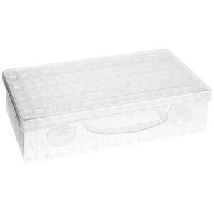 Diamond Painting Case with 64 Rhinestone Storage Boxes, 196 Labels (8.75 x 5 x 2.1 in)