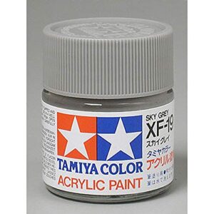 tamiya america, inc acrylic xf19 flat, sky grey, tam81319