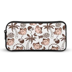 monkey pineapple butterfly coconut pencil case pencil pouch coin pouch cosmetic bag office stationery organizer