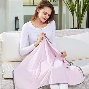 darzys emf 5g anti-raiation blankets for anti-raping protection for children in pregnancy soft and breathable apron removable and washable-90 * 72cm